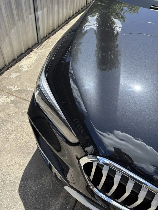 Bonnet and kidney grille of the black X1